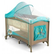 Cestovná postieľka Milly Mally Mirage Deluxe, Khaki cow